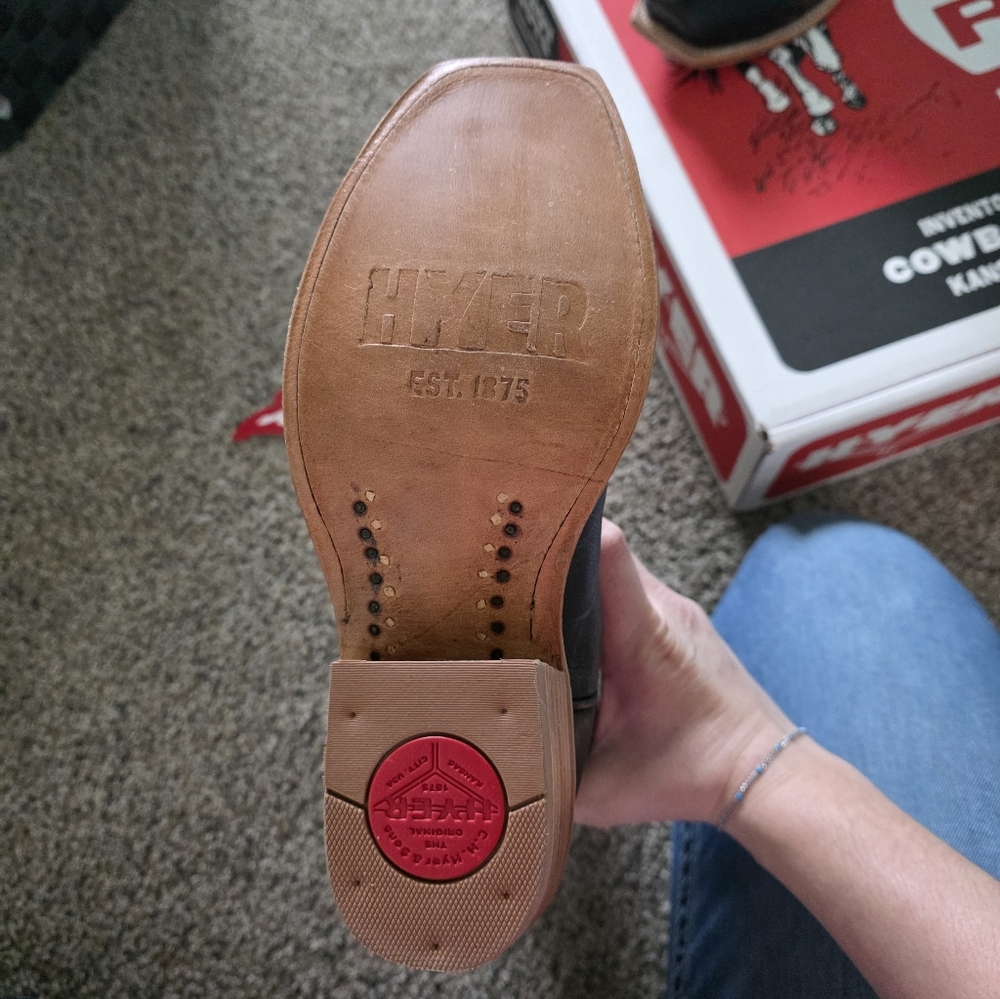 Brand New Womens Hyer Boots Leawood 7.5B - Picture 3 of 4